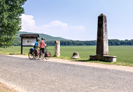 Radfaher auf der Via Belgica, © Unbekannt Radfaher auf der Via Belgica, © Unbekannt