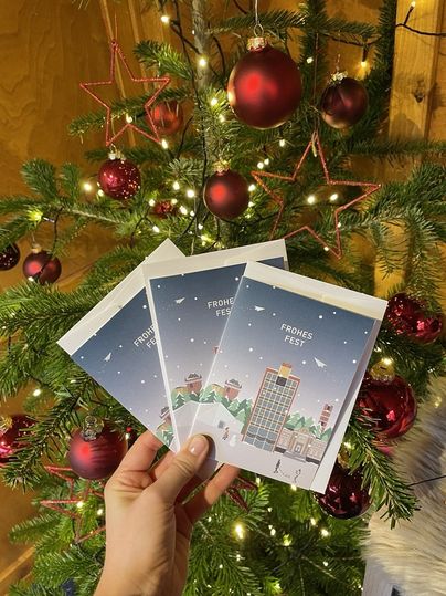 Weihnachtskarte Düren