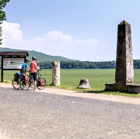 Radfaher auf der Via Belgica, © Unbekannt
